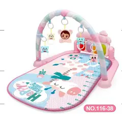 GENERICO - Gimnasio Para Bebe Didáctico Rosa Claro