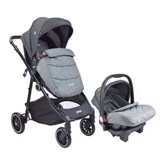 PRIORI - Coche bebé Travel System Aria Gris Oscuro