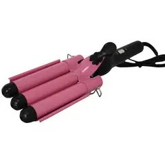 GENERICO - Rizador Pinza Ondulador De Cabello Digital 3 Tubos