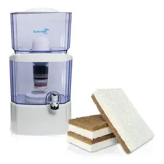 ECOTRADE - Filtro Purificador Agua 24 Litros mas 3 Esponjas