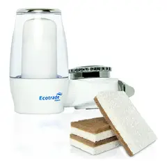ECOTRADE - Grifo Purificador Agua mas 3 Esponjas Biodegradables