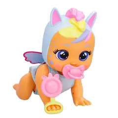 IMC TOYS - Muñeca Bebe Llorones Cry Babies Jenna Gateadora Sonidos Real