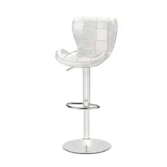 ICONICA HOME GALLERY - Silla Para Barra Tapizasa Kiti Blanco
