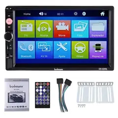 BOWMANN - Radio Carro Pantalla Bluetooth Mirrorlink Con Camara DD-5200L