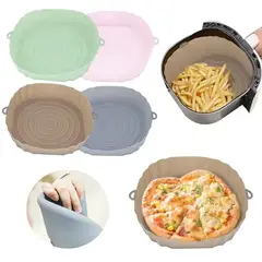 GENERICO - Molde protector para AirFryer talla L color Rosa