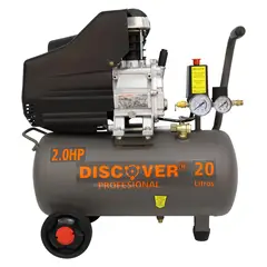 DISCOVER - Compresor 2 HP doble salida 20 Litros jn9037