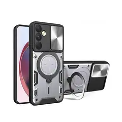 GENERICO - Estuche Proteccion Camara Con Soporte Para Samsung A05S Gris