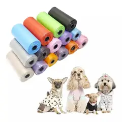 GENERICO - 1000 Bolsas Biodegradable Para Mascotas (67 Rollo) Mayorista