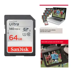 SANDISK - Memoria Ultra SD 64GB / 140 Mbps
