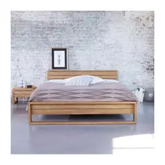 22 GRADOS DECORACION - Cama Kakai en Roble Natural para colchon 160X190Cm 22Grados Decoracion