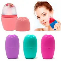 GENERICO - Masajeador facial molde de hielo color verde claro - hieloterapia