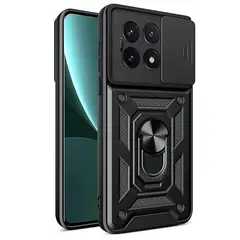 GENERICO - Funda Protector Cámara Slider Compatible Xiaomi Poco X6 Pro 5G Negro