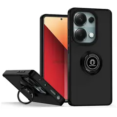 GENERICO - Estuche Mate Compatible Xiaomi Note 13 Pro 4G y Poco M6 Pro 4G Negro