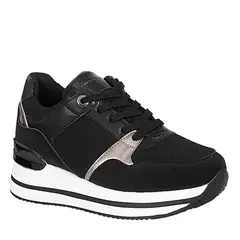 CAROLINA CRUZ - Tenis de Mujer marca en Color NEGRO  TENIS LEA J-A509