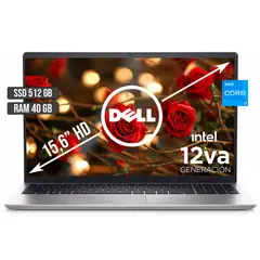 DELL - INSPIRON INTEL CORE I3-1215U SSD 512GB RAM 40GB LED 15,6 HD