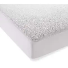 GENERICO - Protector Colchon Impermeable Terry DOBLE 140x190x35