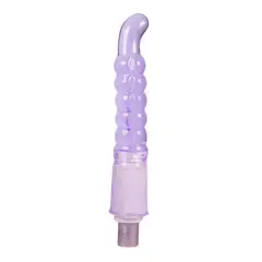 GENERICO - Dildo Con Relieve De Perlas Repuesto Sex Machine 19.5 cm