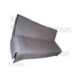 GENERICO - Protector Sofacama Sin Brazos 3 Puestos Doble Faz Gris