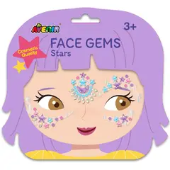 JUGANDO Y EDUCANDO - Set De Arte Gemas Para El Rostro Estrellas Juego Para Niñas