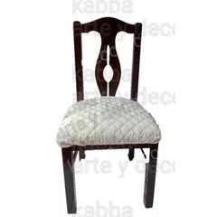 GENERICO - Set x 4 Protectores Para Sillas de Comedor Doble Faz Beige Cafe