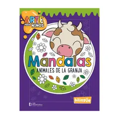 SIN FRONTERAS GRUPO EDITORIAL - LIBRO ARTE PARA NIÑOS MANDALAS ANIMALES DE LA GRANJA