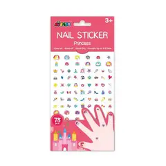 JUGANDO Y EDUCANDO - Set De Arte De Stickers Para Uñas Princesas Niños Niñas