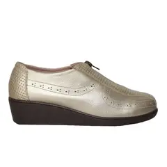 ZAVATTY - Mocasin para mujer H-ANDREA ORO CUERO