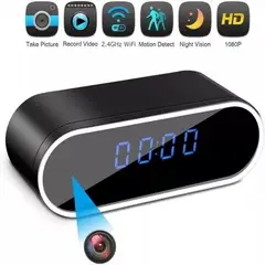 TECNOHOGAR JS - Camara Espia Reloj De Mesa Hd 1080p Wifi Hogar Negocio