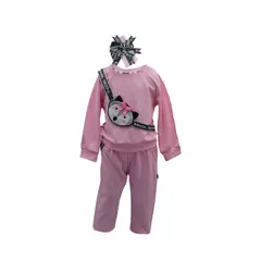 MATI MARIA TIRITAS - Conjunto Deportivo Rosado. Talla: 3 Meses a 18 Meses_.