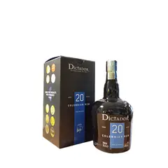 GENERICO - RON COLOMBIANO DICTADOR 20 AÑOS 700 ML