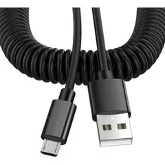 GENERICO - Cable Espiral Carga Rápida Y Datos Usb A Tipo C Micro Usb