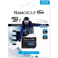 TEAM GROUP - Tarjeta de Memoria Micro SD 128 GB TEAMGROUP GO 4K Original