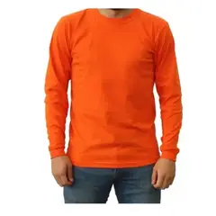 AFM - Camibusos Manga Larga 100% Algodón Cuello Redondo