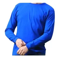 AFM - Camibusos Manga Larga 100% Algodón Cuello Redondo