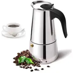 GENERICO - Cafetera Italiana 6 Tazas En Acero Inoxidable