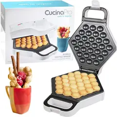 GENERICO - Cucinapro Maquina Para Hacer Waffles De Burbujas
