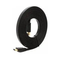 GENERICO - Cable Hdmi Plano Full Hd 1080p X 2k X 4k 3d Video - 5 Metros