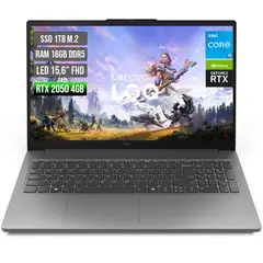 LENOVO - LOQ INTEL CORE I5-12450HX RTX 3050 6GB SSD 1TB RAM 16GB LED 15,6 FULL HD 144Hz