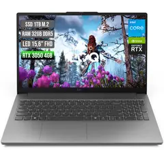 LENOVO - LOQ INTEL CORE I5-12450HX RTX 3050 6GB SSD 1TB RAM 32GB LED 15,6 FULL HD 144Hz