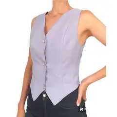 ASTRONAUT - Chaleco Cuello V Tallado para Mujer Elegante Casual marca