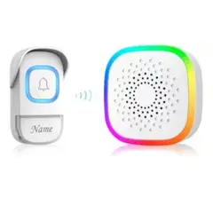 GENERICO - Timbre Inalámbrico Varios Tonos Varios Niveles Indicador Led