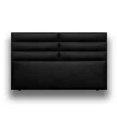 MAGIC CLASS - CABECERO BLOCK PARA PISO120X120 MICROFIBRA NEGRO