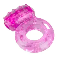 GENERICO - Anillo Vibrador Retardante Para Pene Texturizado Juguete Sexual