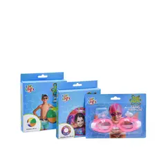 TOY LOGIC - Kit De Natación Gafas Pelota Flotador Dona Para Niña