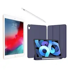 GENERICO - Forro Estuche Smart Case + Vidrio + Lápiz Para iPad 10ma Gen 10.9