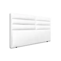 MAGIC CLASS - CABECERO BLOCK PARA PISO200X120 ECOCUERO BLANCO