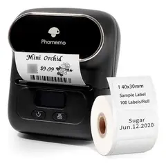 GENERICO - Impresora De Etiquetas Termica Portable Bluetooth M110