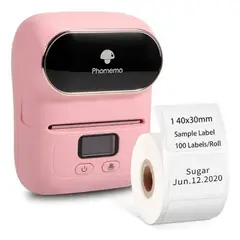 GENERICO - Impresora De Etiquetas Termica Portable Bluetooth M110.