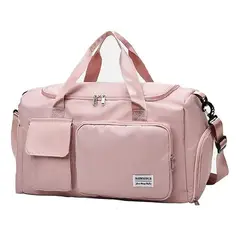 GENERICO - Tula Deportiva Maletín Gym Morral Bolsa De Mano Maleta Viaje ROSADA