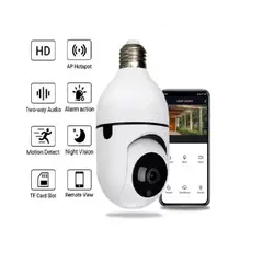 GENERICO - Camara Robotica ipTipo Bombillo Wifi 360° Vision Nocturna